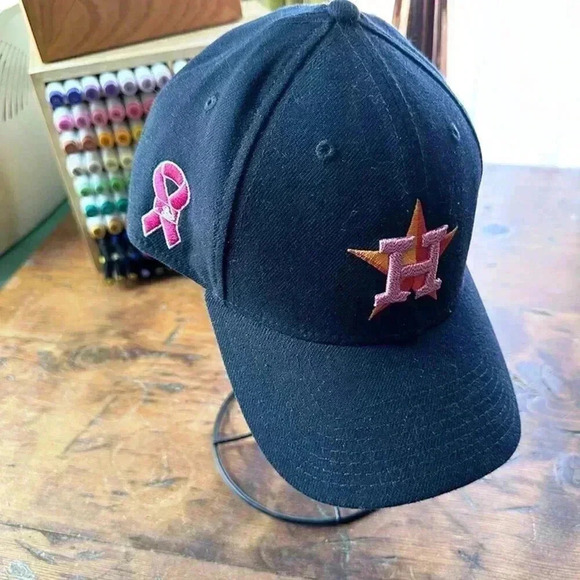 New Era Houston Astros Navy Mother’s Day 9FORTY Adjustable Baseball Cap - Picture 6 of 6